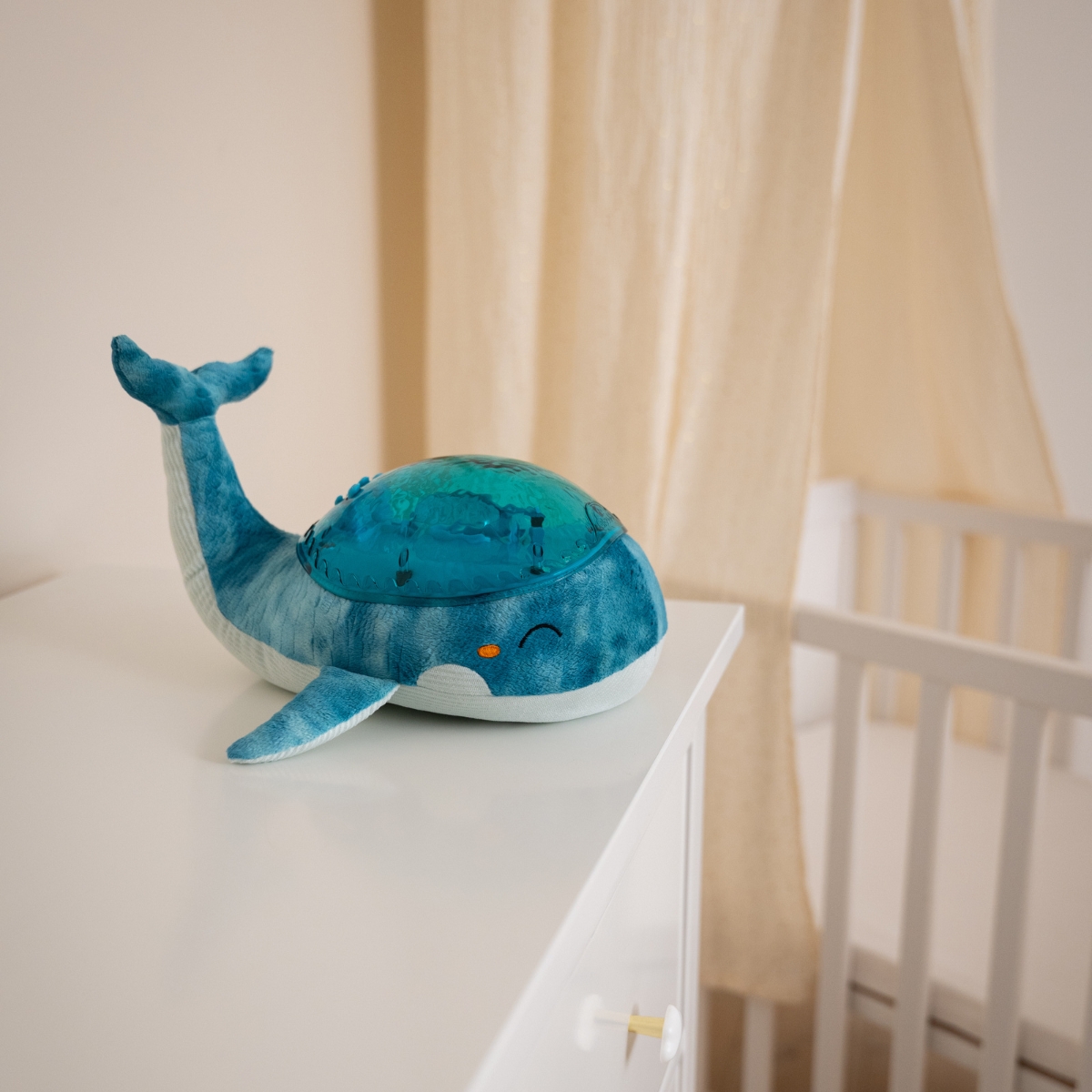 Cloud B - Veilleuse peluche Tranquil Whale Blue (rechargeable)