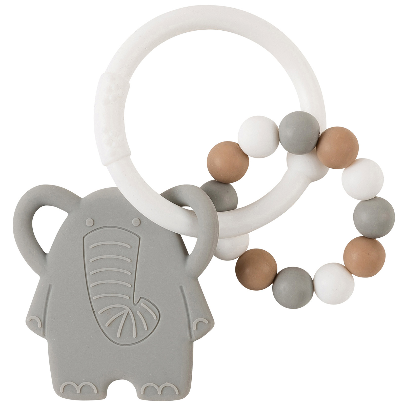 Nattou - Anneau de dentition en silicone Eléphant