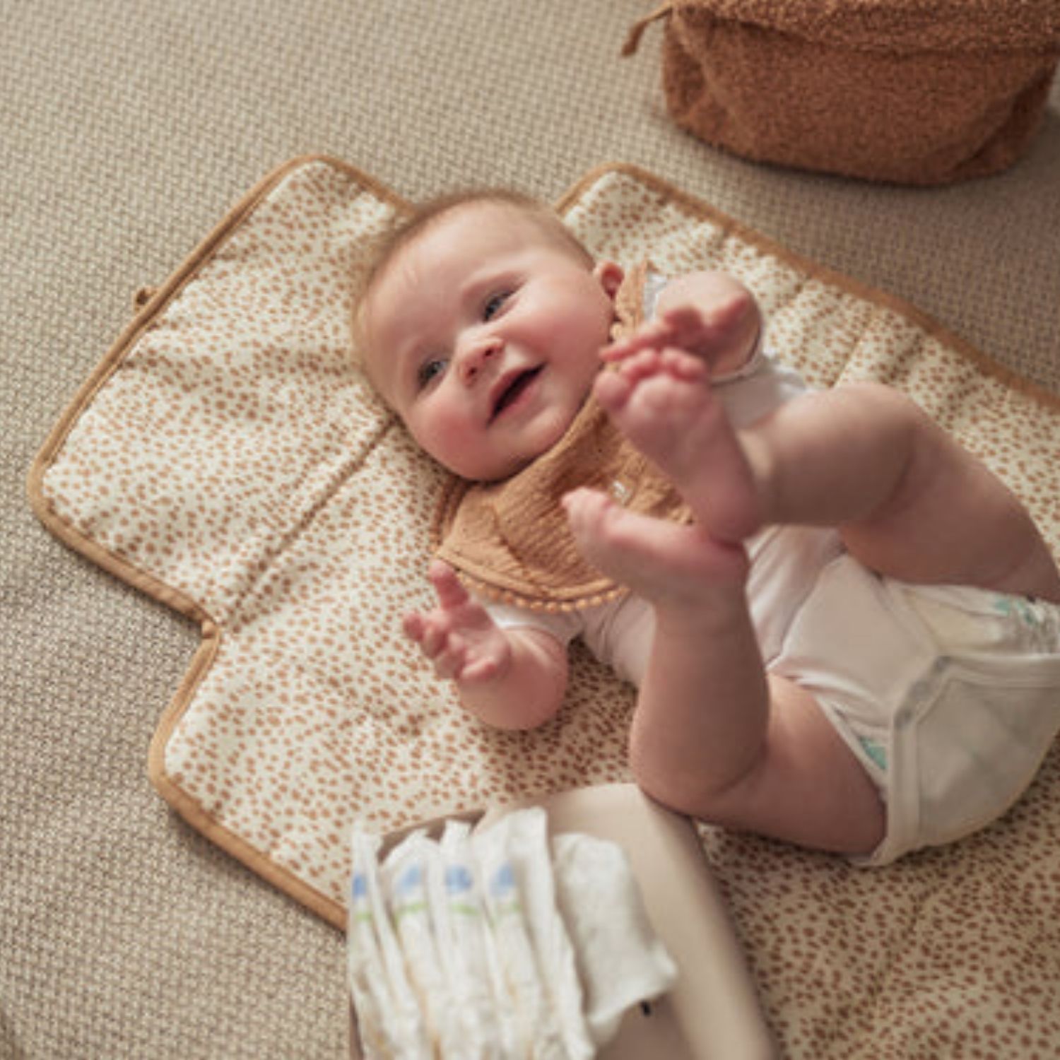 Tapis à langer Boucle Naturel (Jollein) - Image 3