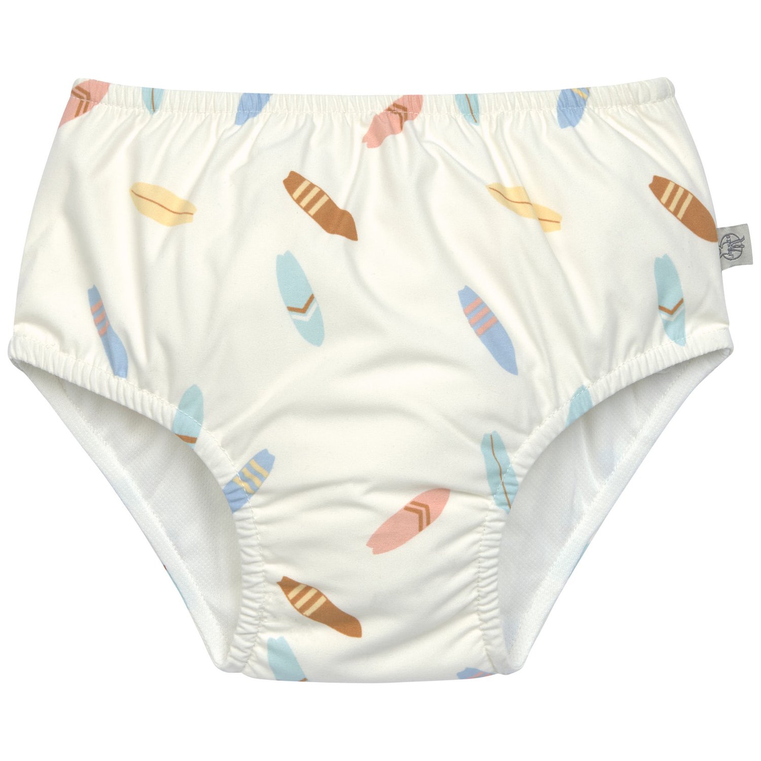 Lassig - Maillot de bain couche Planches de surf écru (07-12 mois)