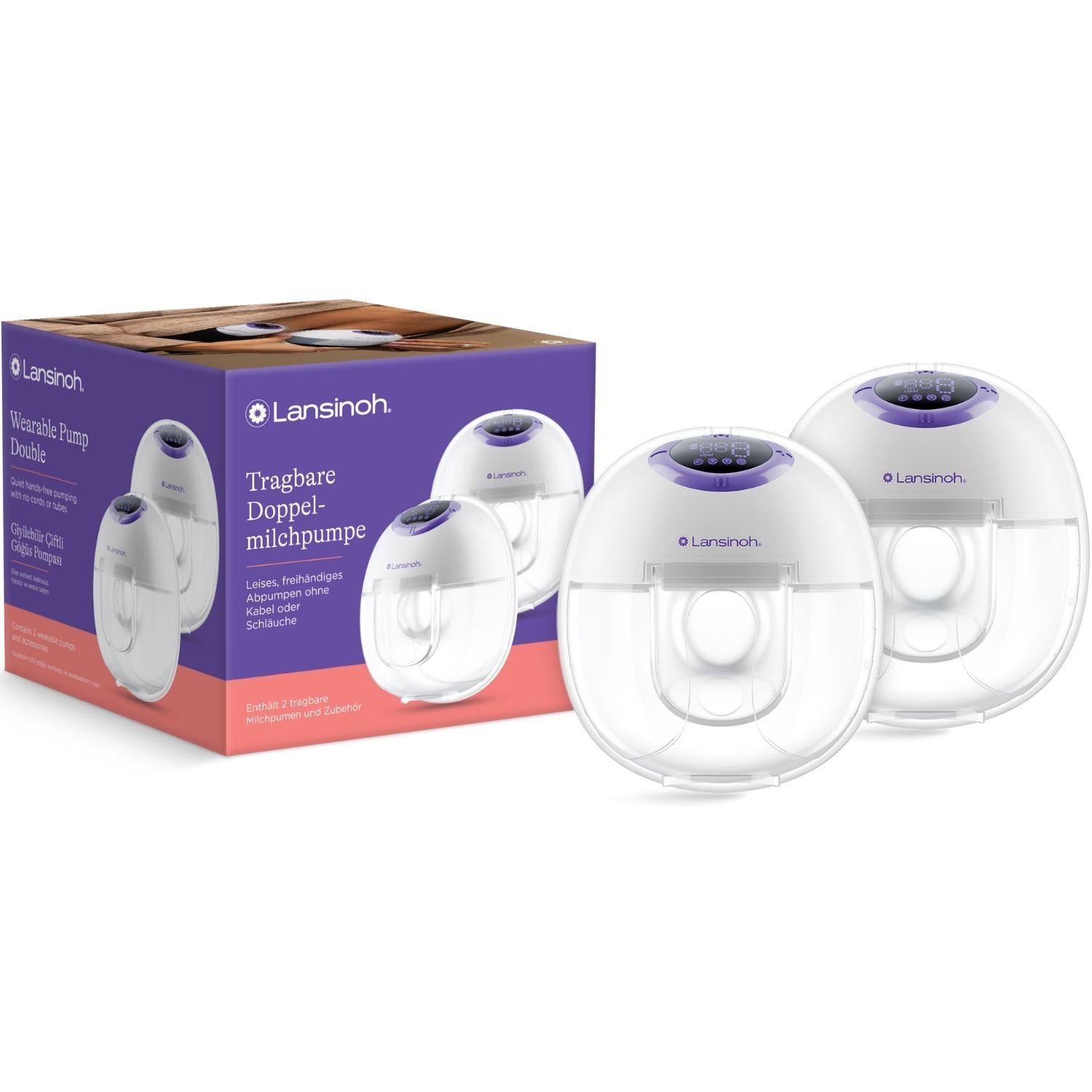 Tire-lait mains libres doubles (Lansinoh) - Image 8