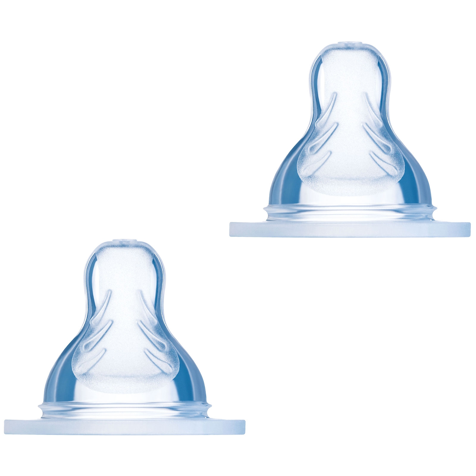 Lot de 2 tétines en silicone débit 3 rapide (4 mois et +) (Mam) - Image 1