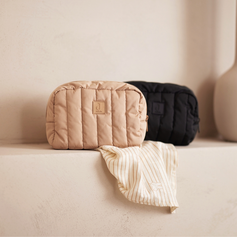 Trousse de toilette Puffed Black (Jollein) - Image 1