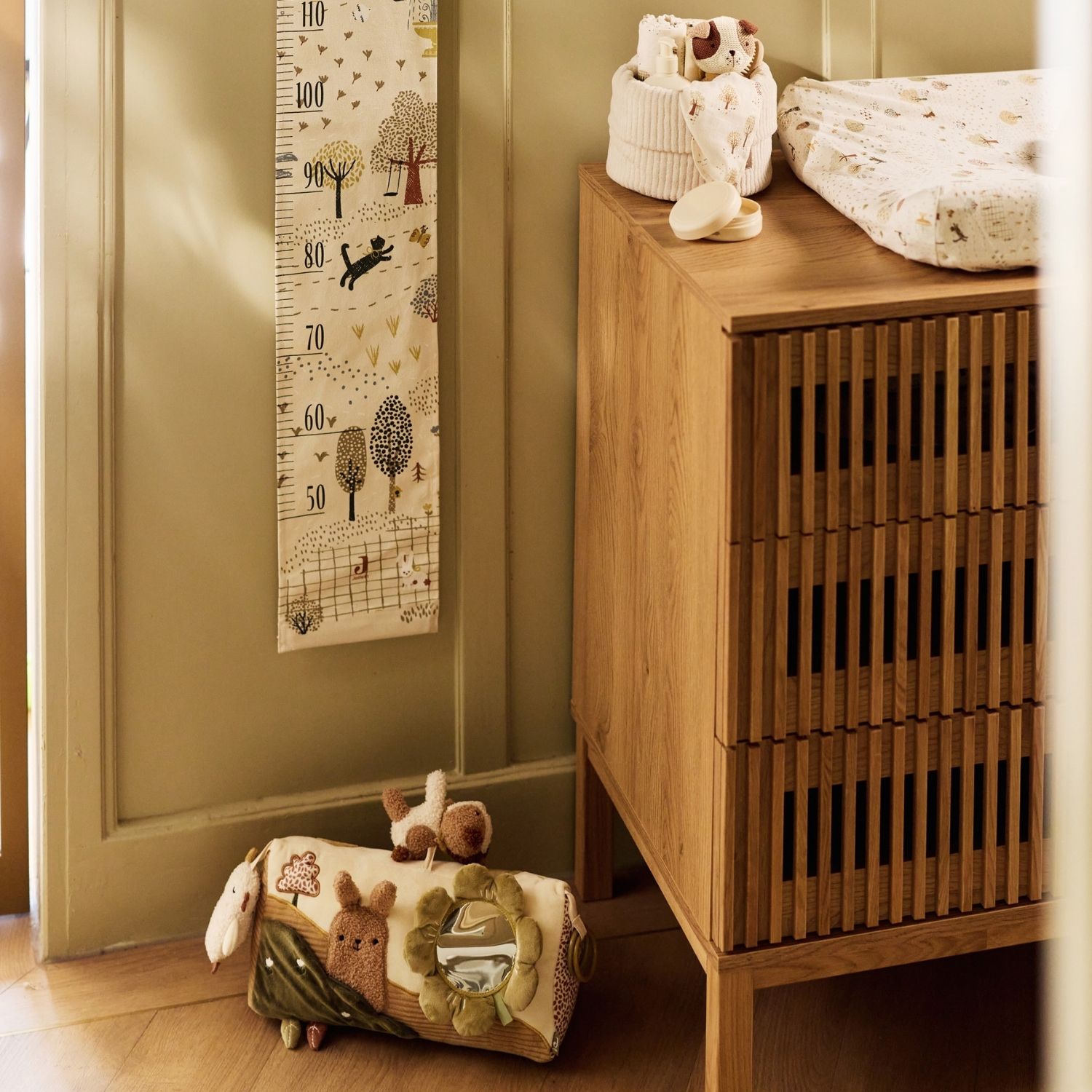 Housse matelas à langer en jersey Tiny Park (50 x 70 cm) (Jollein) - Image 3
