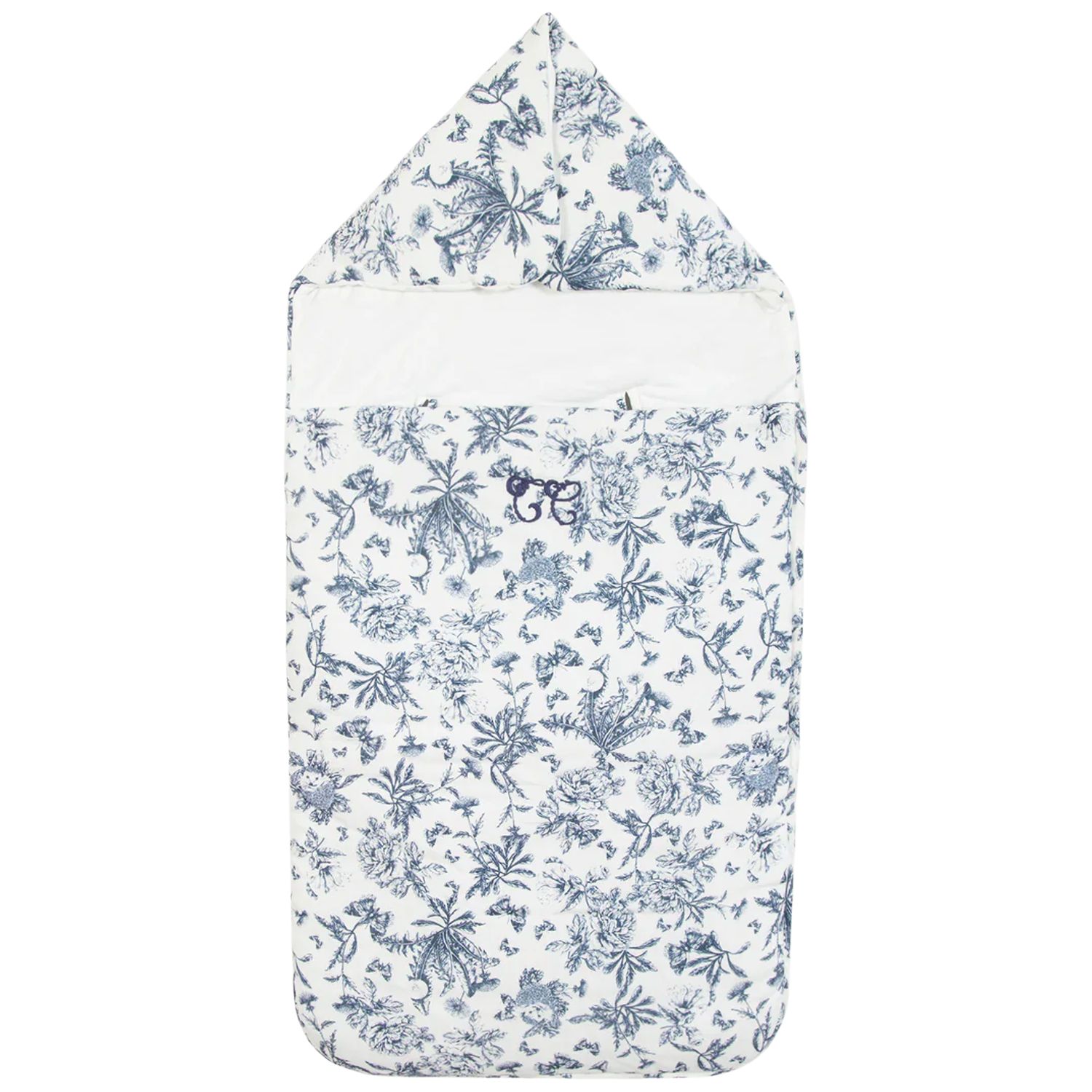 Tartine et Chocolat - Nid d'ange passe sangle Toile de Jouy bleu