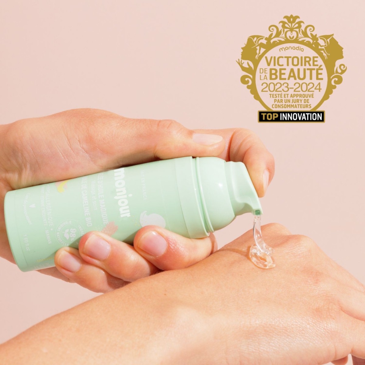 Gelée d'huile magique massage et soin (50ml) (Monjour) - Image 1