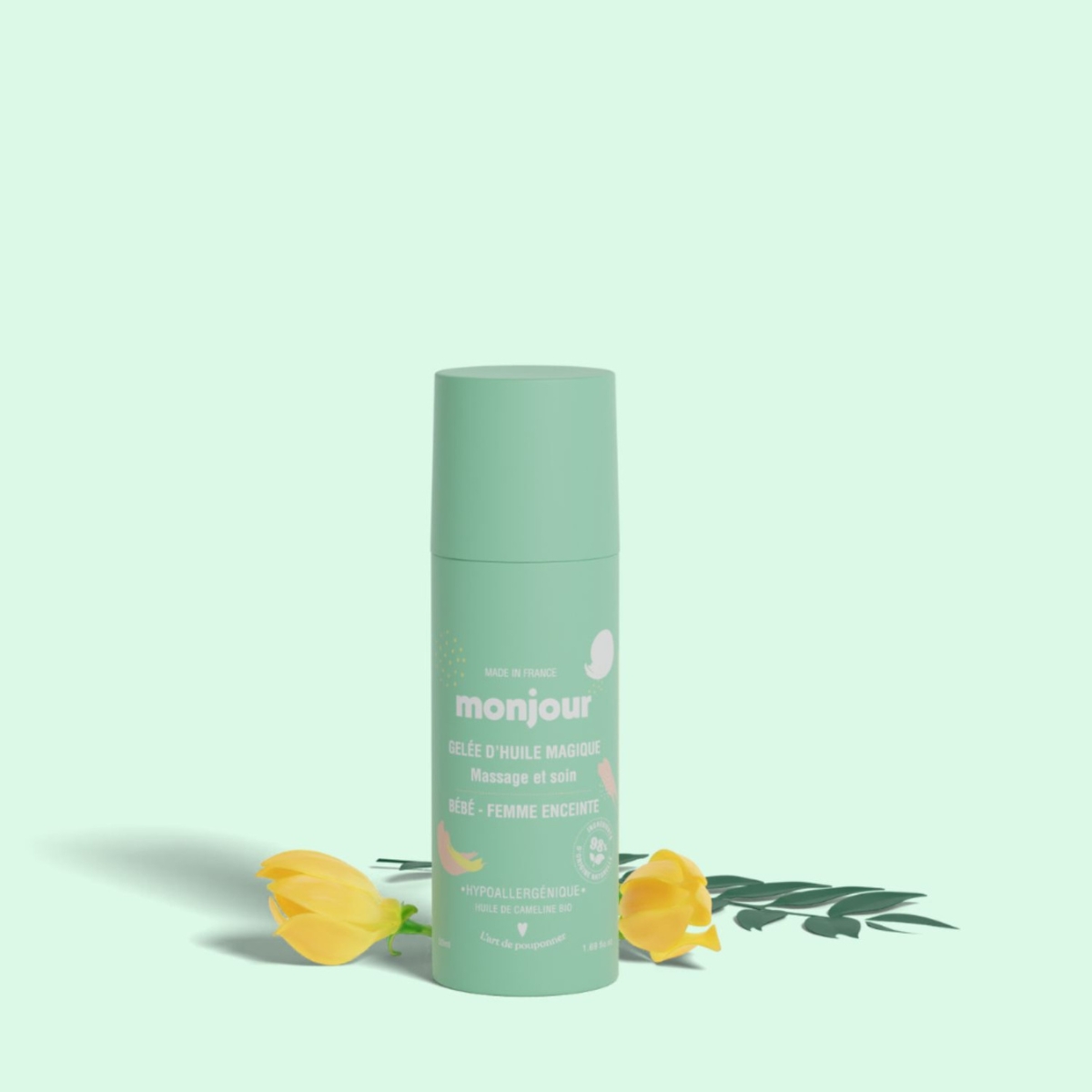 Gelée d'huile magique massage et soin (50ml) (Monjour) - Image 3