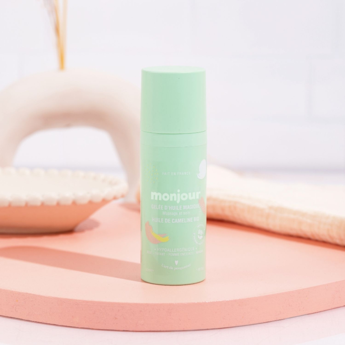 Gelée d'huile magique massage et soin (50ml) (Monjour) - Image 4