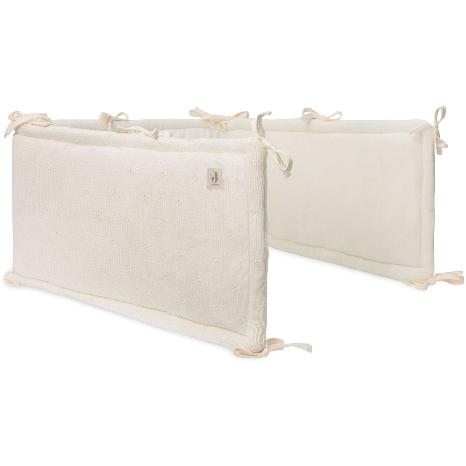 Jollein - Tour de lit Cosy Knit Ivory (pour lits 60 x 120 ou 70 x 140 cm)