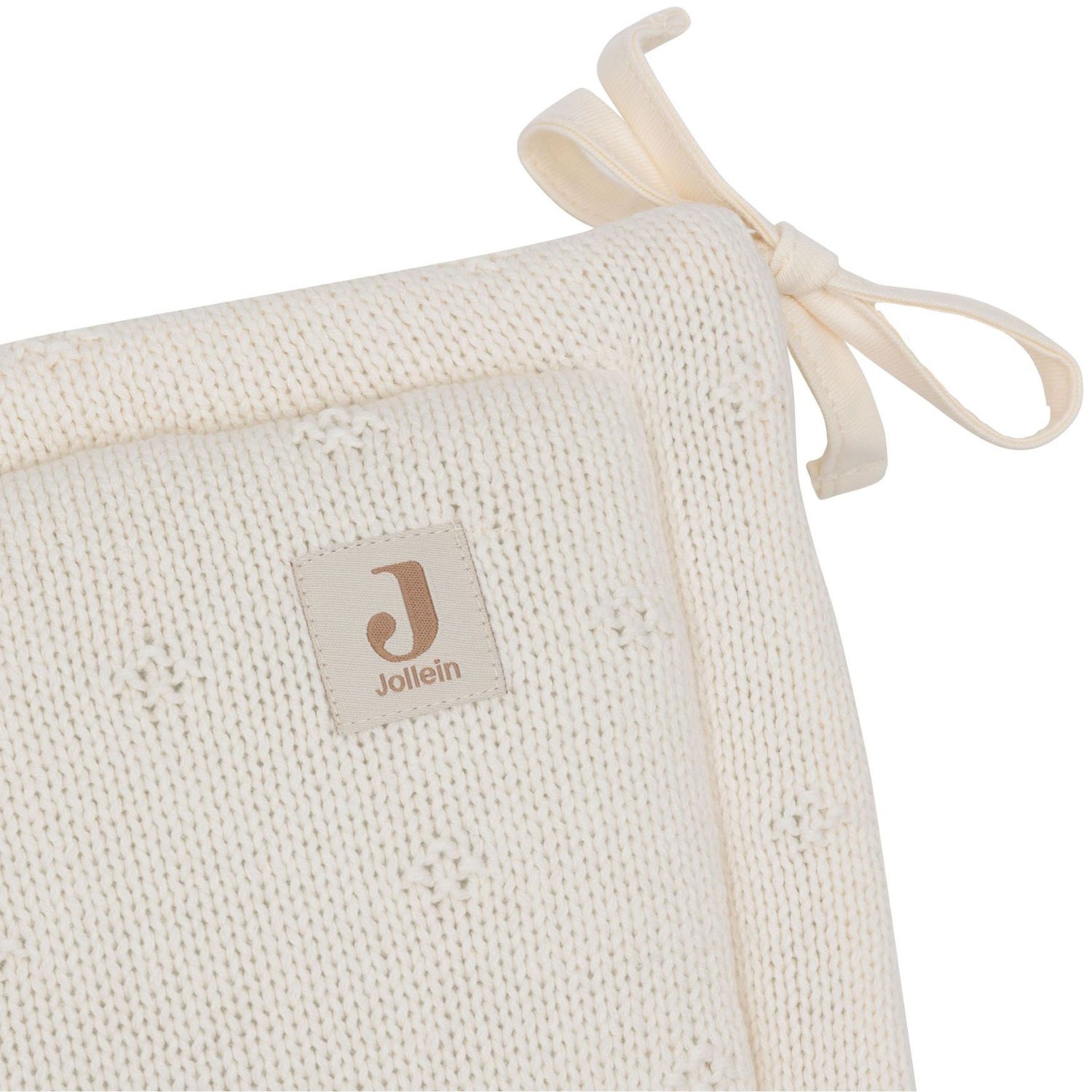 Tour de lit Cosy Knit Ivory (pour lits 60 x 120 ou 70 x 140 cm) (Jollein) - Image 4