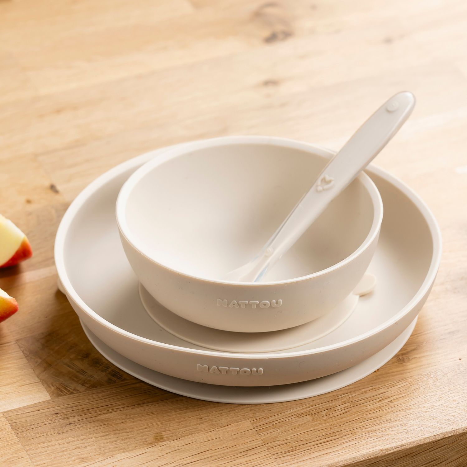 Coffret repas Argile (3 pièces) (Nattou) - Image 2