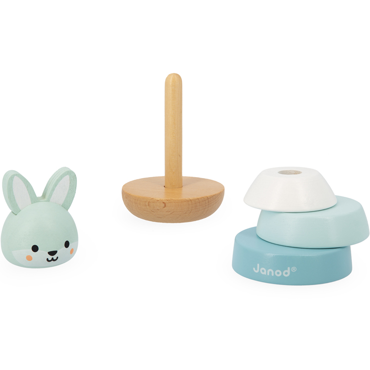 Jeu à empiler en bois Lapin WWF (Janod) - Image 5