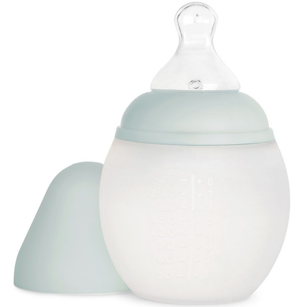 Biberon anti-colique en silicone ivy green (240 ml) (Elhée) - Image 5