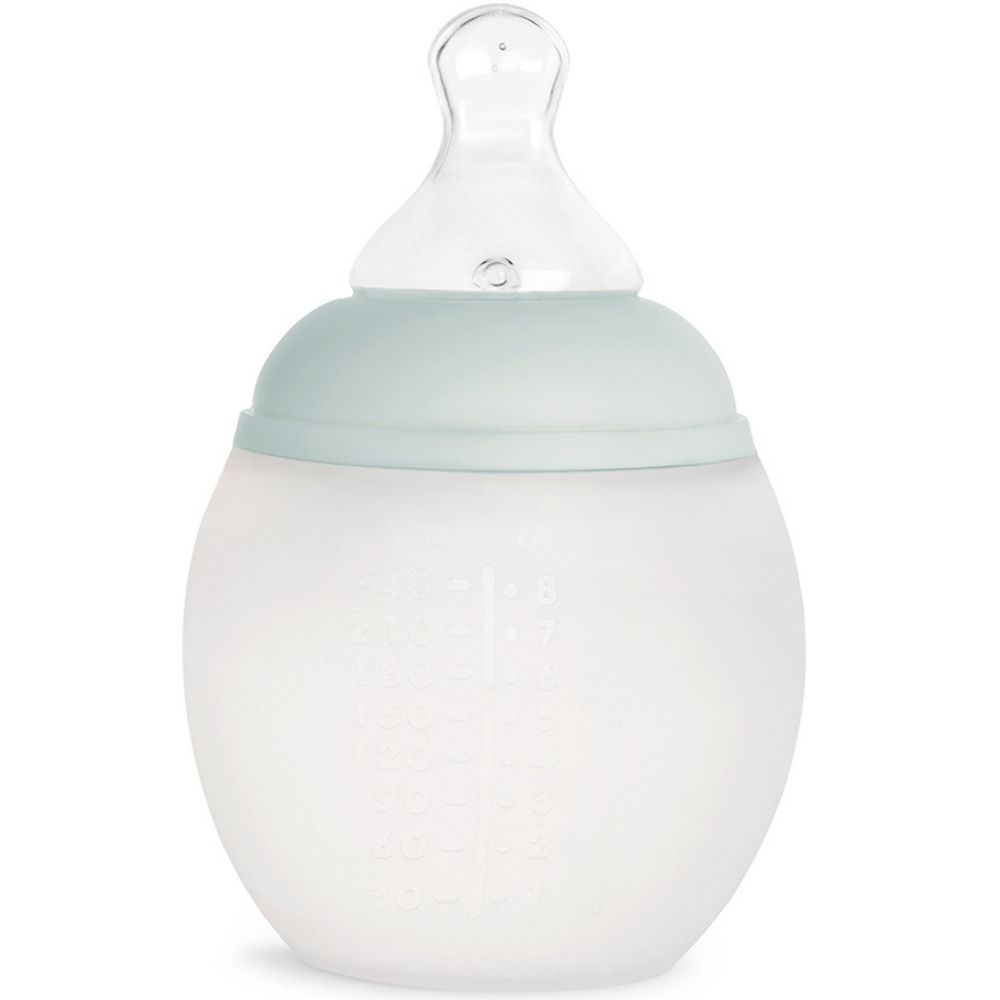 Biberon anti-colique en silicone ivy green (240 ml) (Elhée) - Image 6