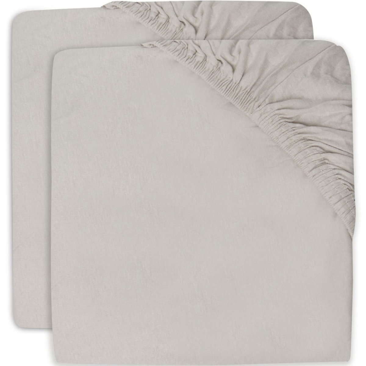 Jollein - Lot de 2 draps housses de berceau Nougat (40 x 80 cm)