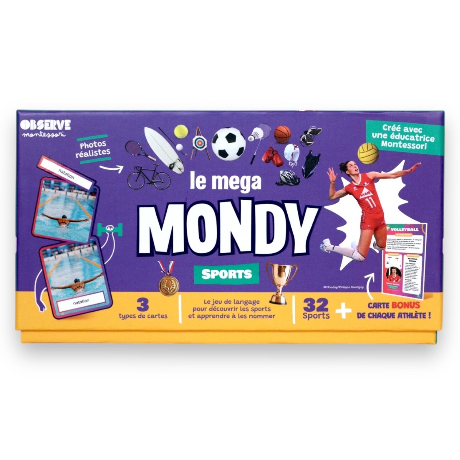 Observe Édition - Coffret Mondy des Sports (jeu de langage des sports olympiques)