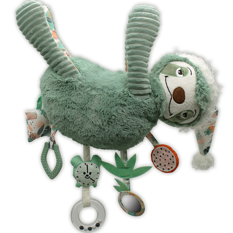 Les Déglingos - Peluche d'activités Chillos le Paresseux