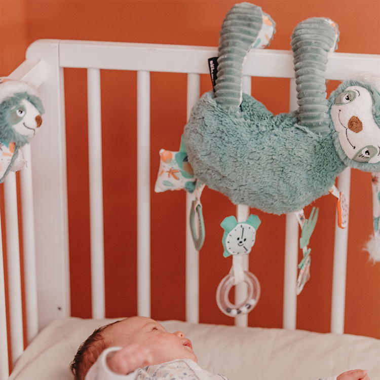 Peluche d'activités Chillos le Paresseux (Les Déglingos) - Image 1