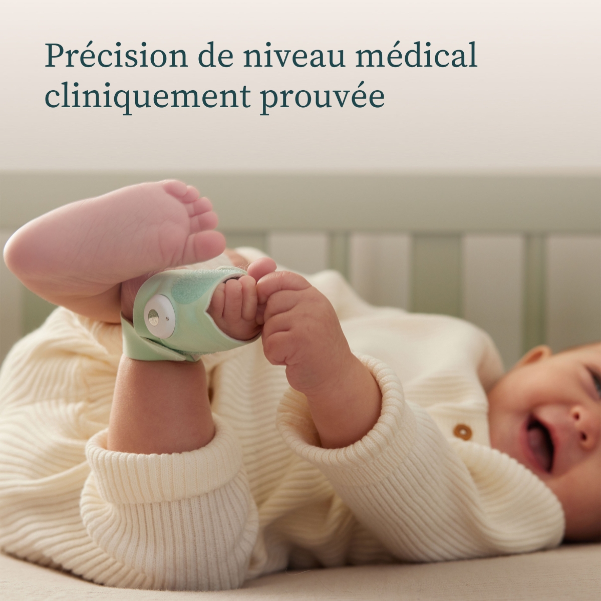 Chaussette connectée Dream Sock mint (0-18 mois) (Owlet) - Image 3