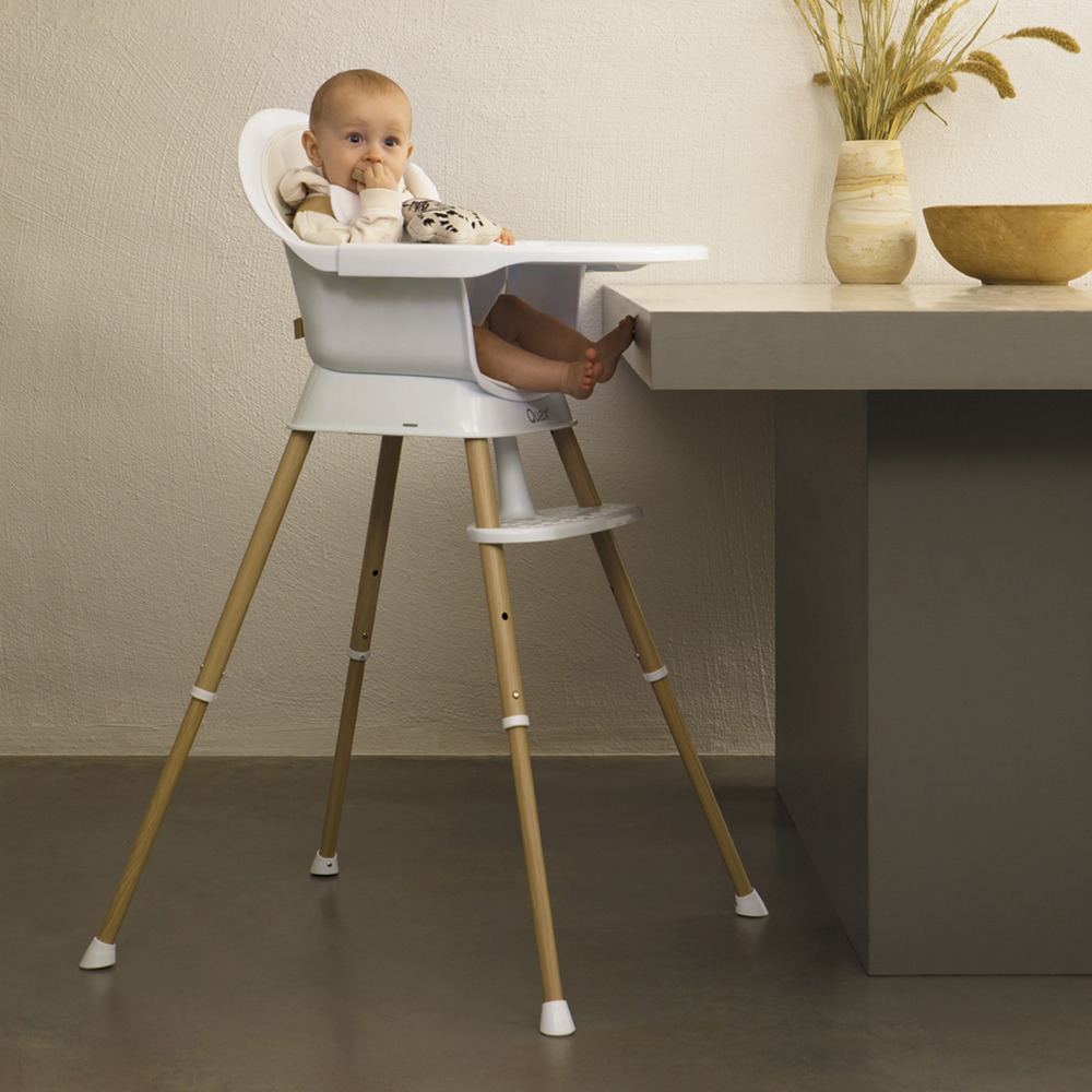 Chaise haute évolutive Ultimo 3 Luxe White-Naturel (Quax) - Image 2