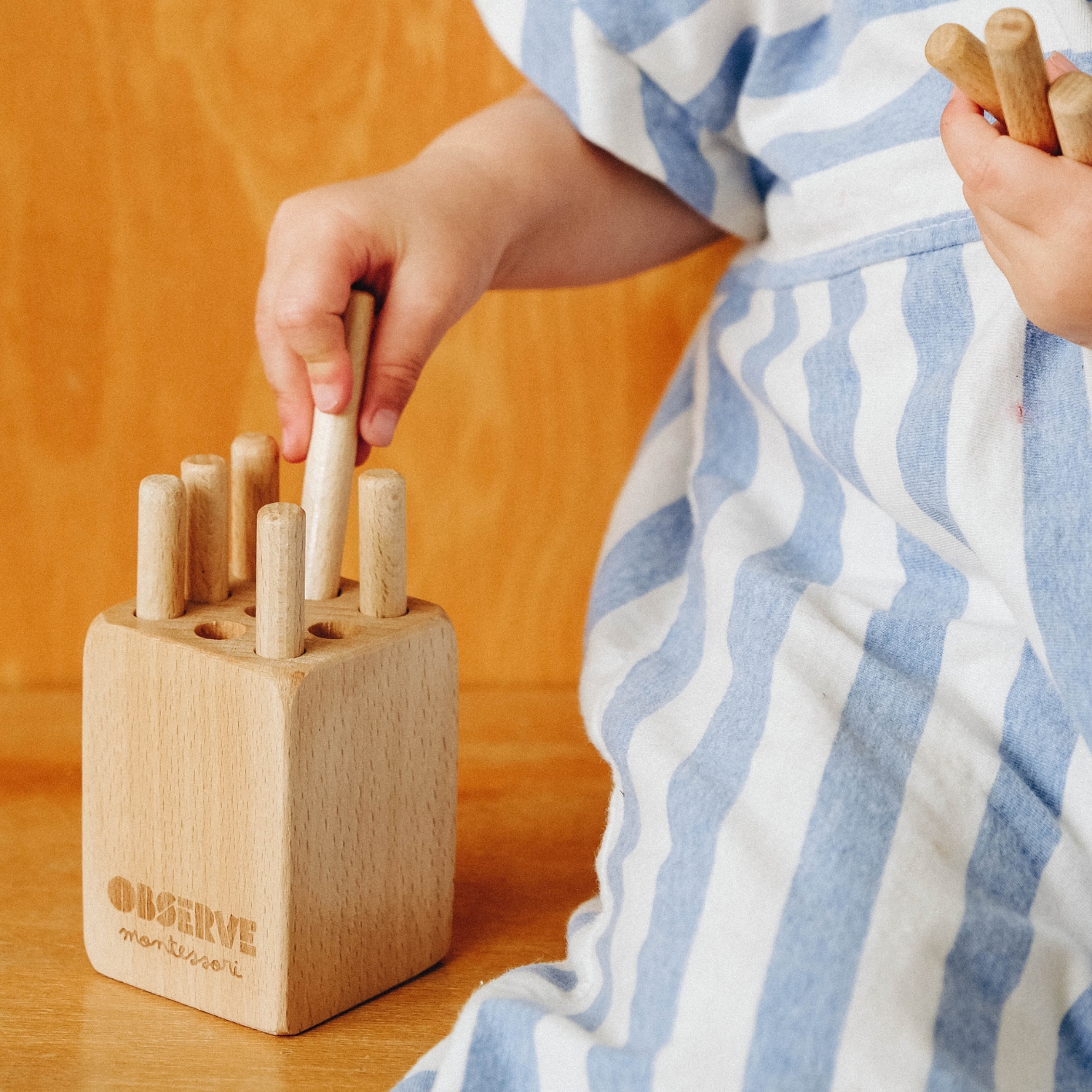 Tourillon - Jeu en bois pour développer la motricité fine (Observe Édition) - Image 2