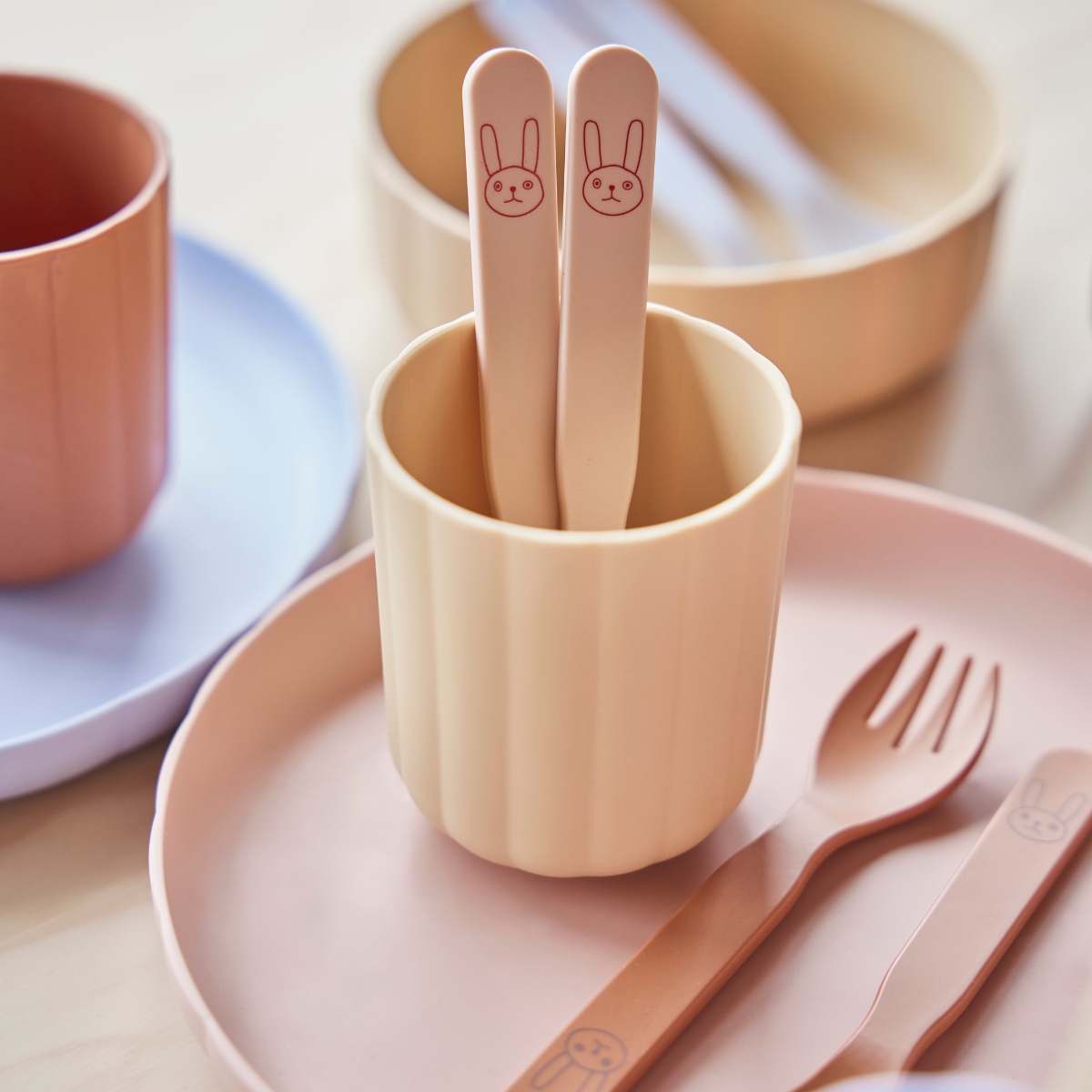 Set de couverts Pullo Vanilla (OYOY Mini) - Image 2
