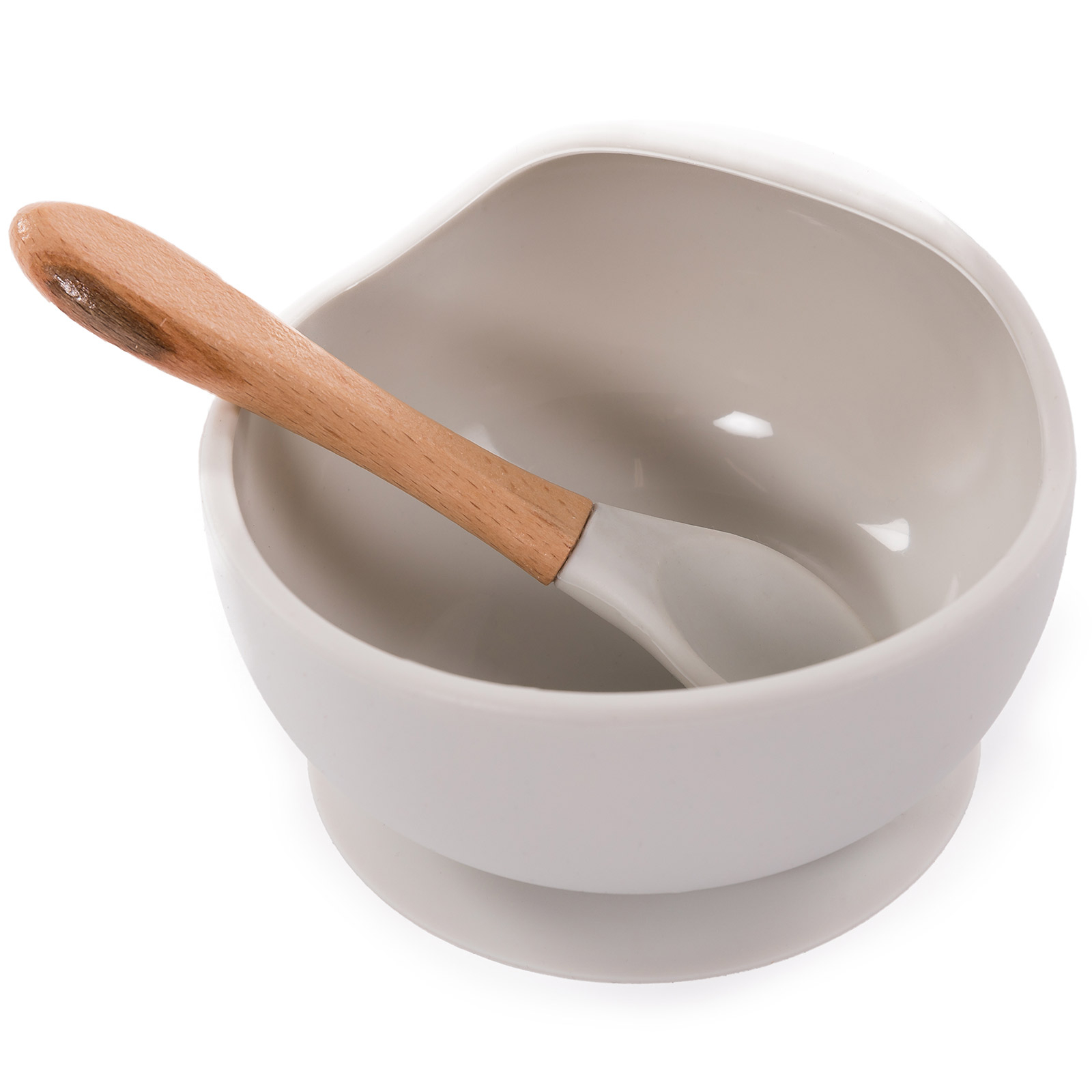 Bol ventouse et cuillère gris (Bo Jungle) - Image 6