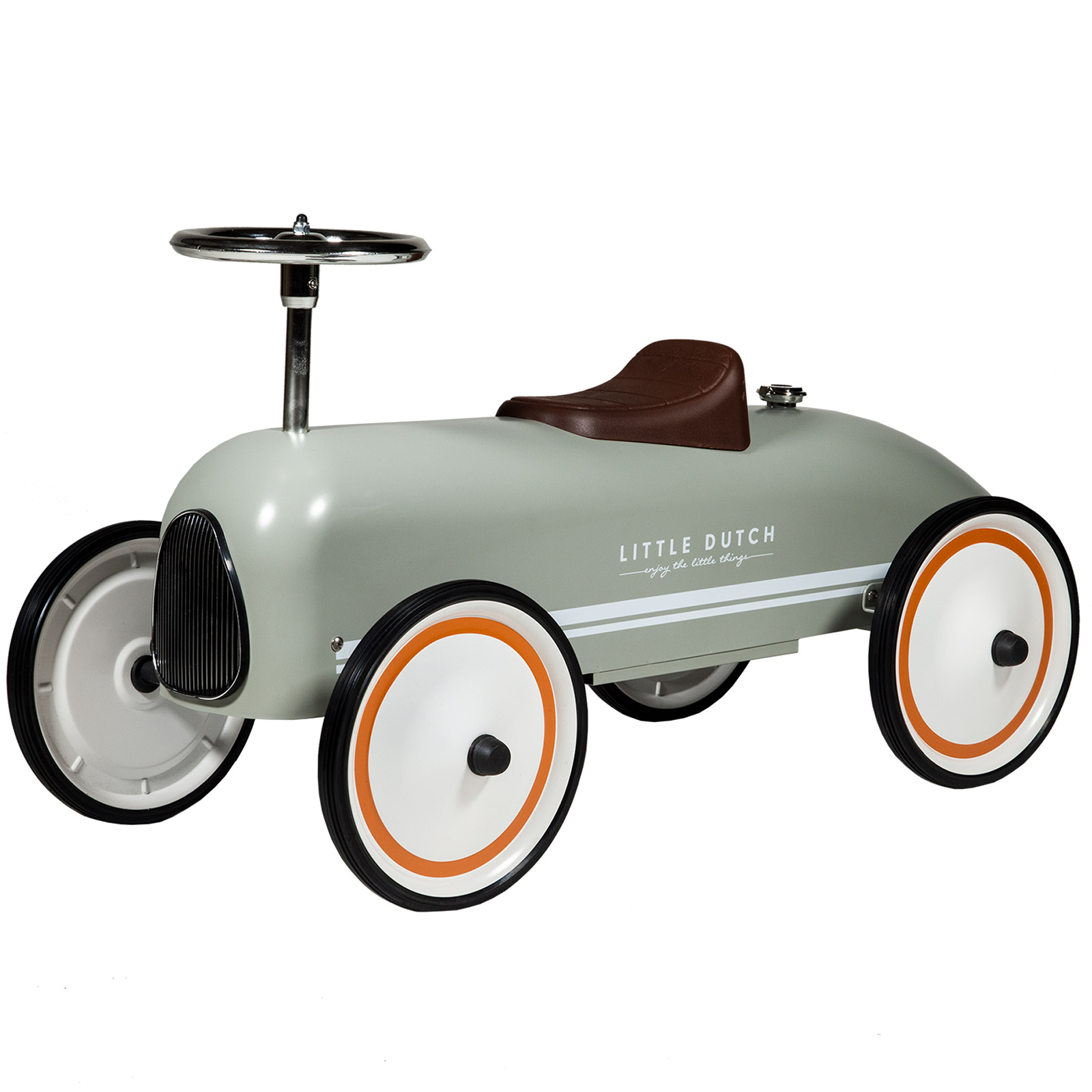 Porteur voiture Rétro Roller Olive (Little Dutch) - Image 1