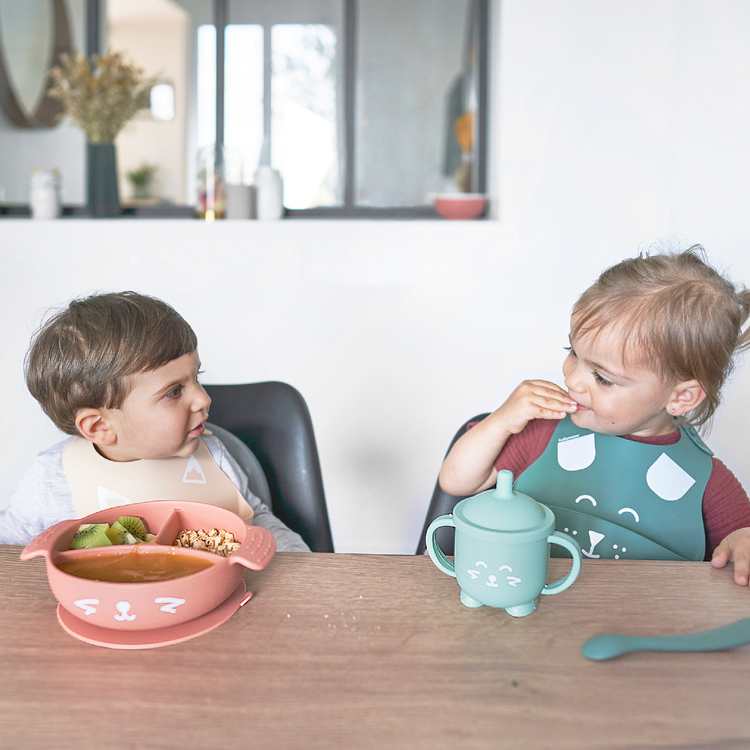 Coffret de repas Learn'Isy renard (4 pièces) (Babymoov) - Image 1