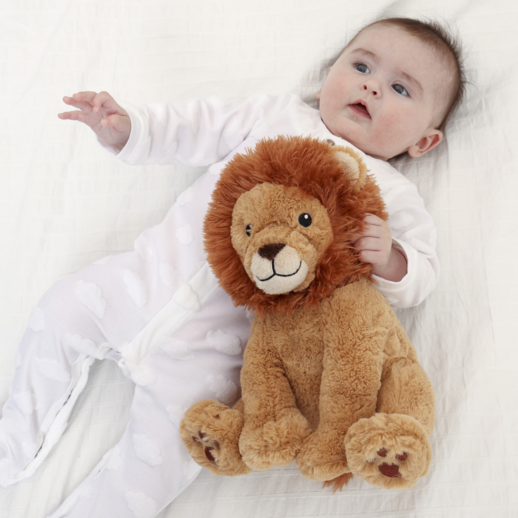 Peluche bruit blanc avec détecteur de réveil Louis le lion (Cloud B) - Image 1
