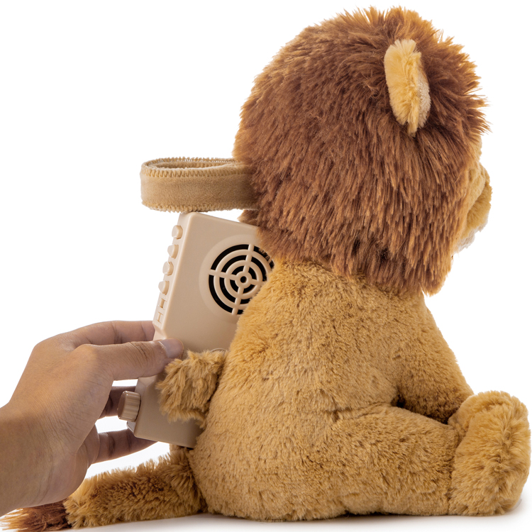 Peluche bruit blanc avec détecteur de réveil Louis le lion (Cloud B) - Image 7