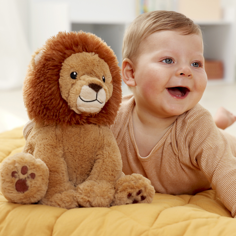 Peluche bruit blanc avec détecteur de réveil Louis le lion (Cloud B) - Image 2