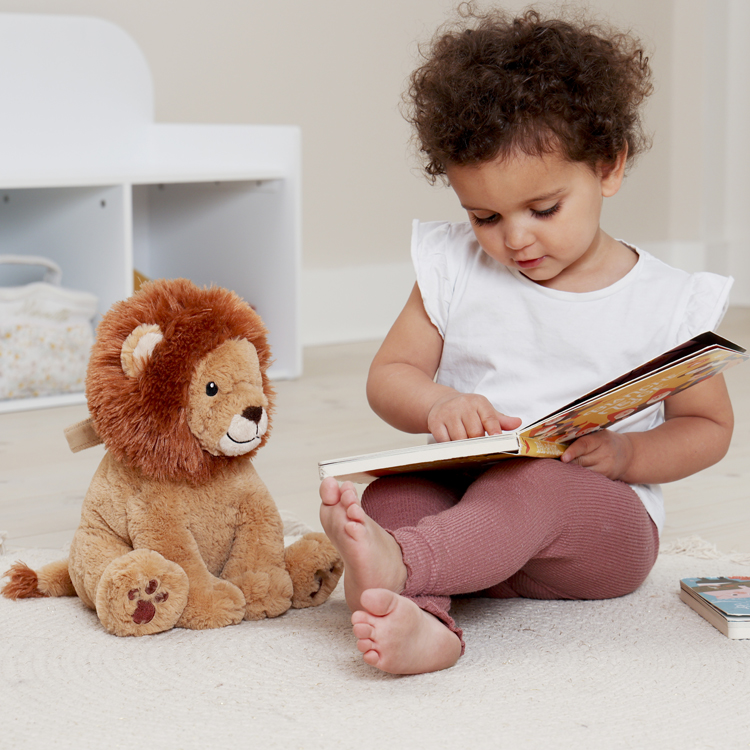 Peluche bruit blanc avec détecteur de réveil Louis le lion (Cloud B) - Image 3