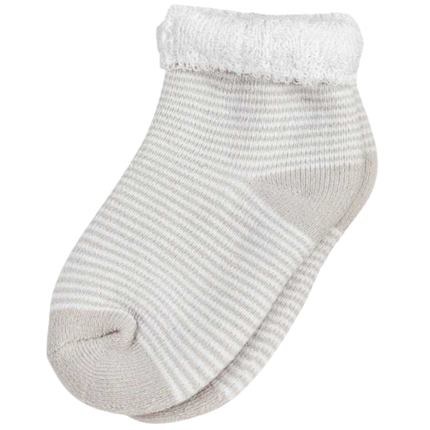 Lot de 3 paires de chaussettes beige et blanc (0-6 mois) (Trois Kilos Sept) - Image 3