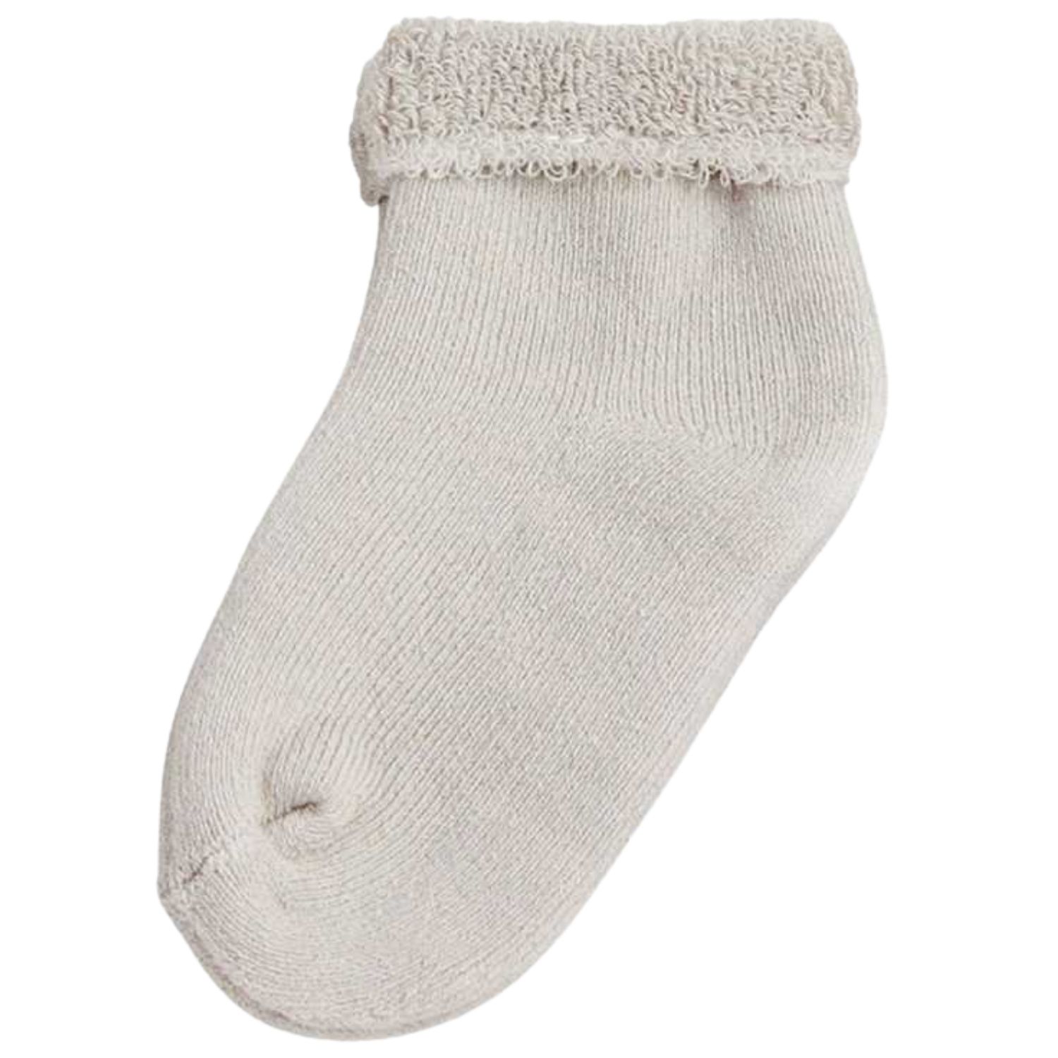 Lot de 3 paires de chaussettes beige et blanc (0-6 mois) (Trois Kilos Sept) - Image 4