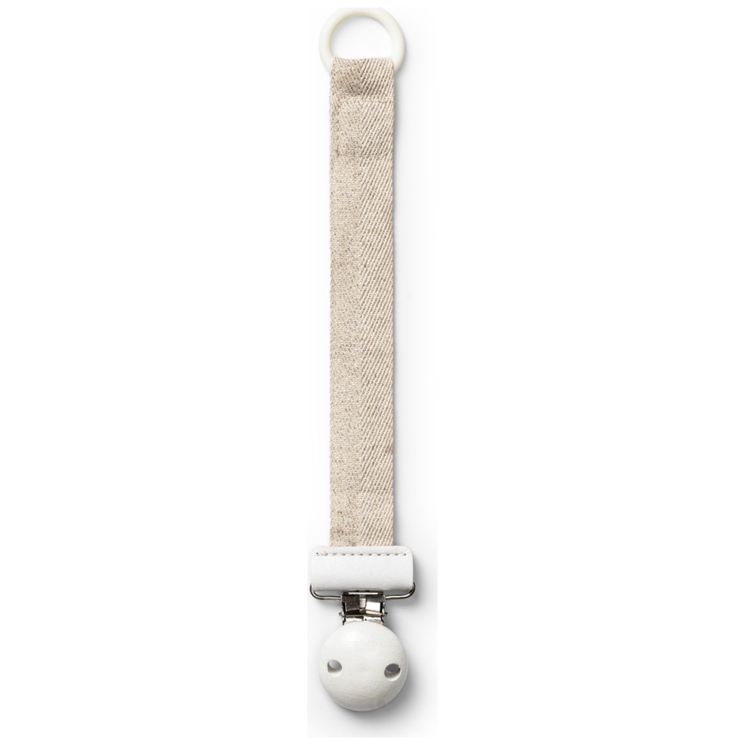 Elodie Details - Attache sucette en bois Silver Sheen