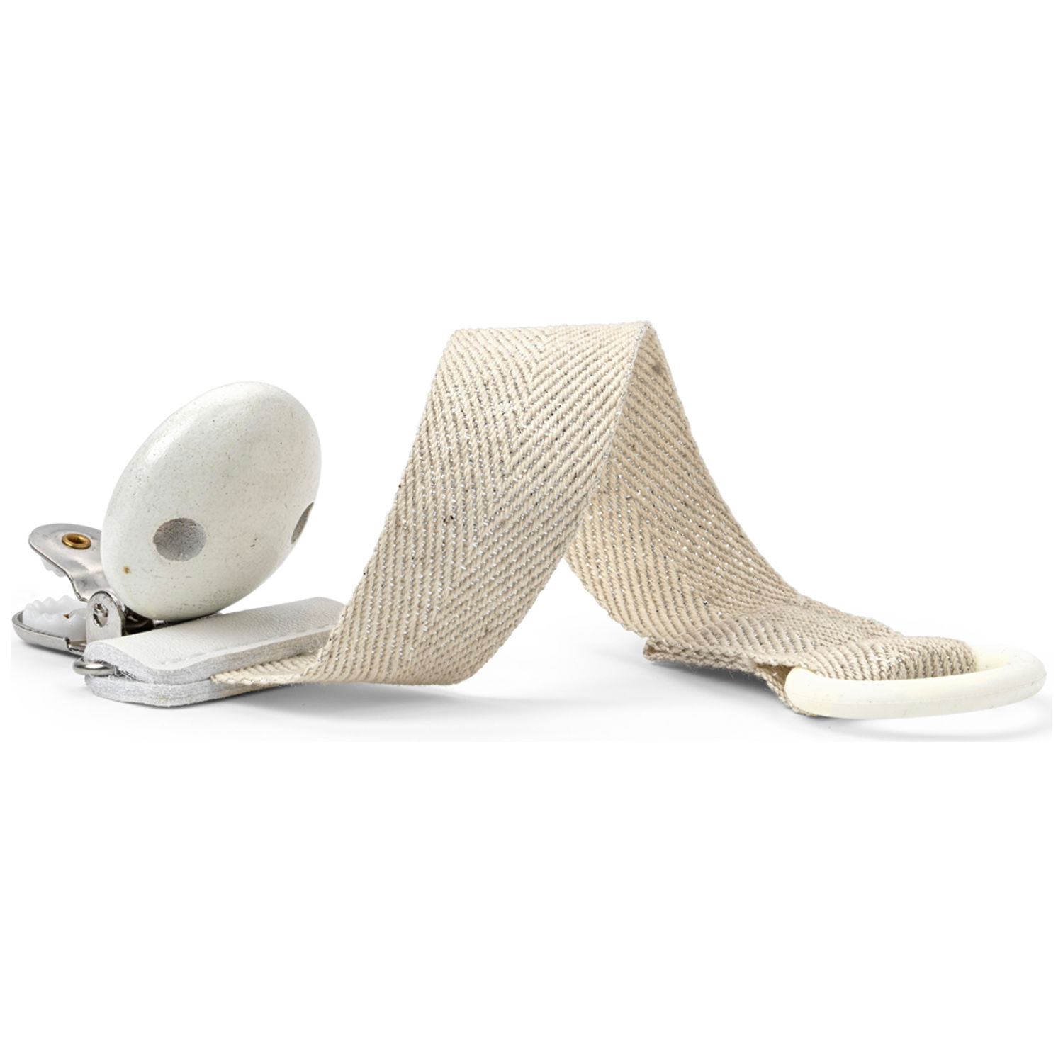 Attache sucette en bois Silver Sheen (Elodie Details) - Image 2