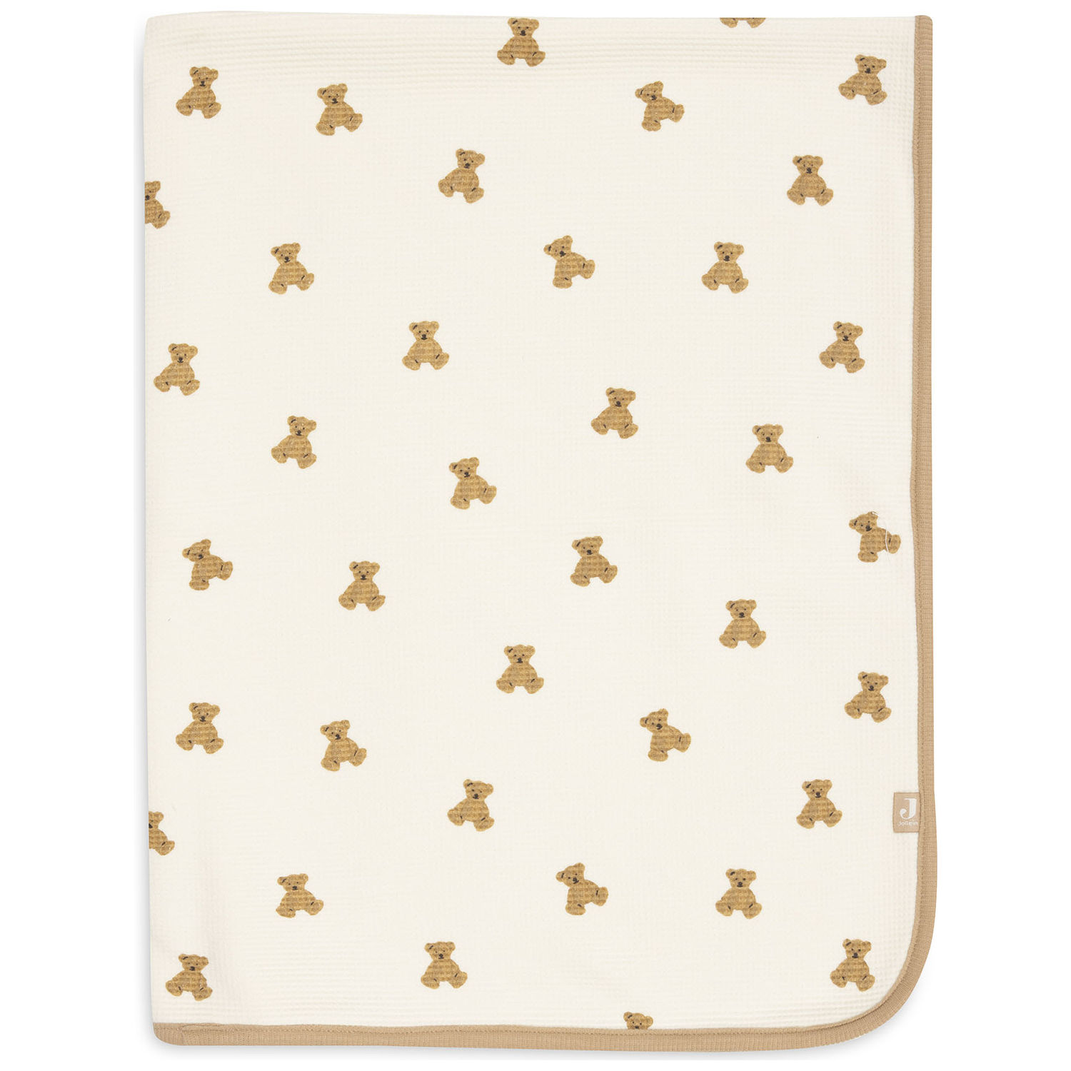 Couverture Little Waffle Mini Teddy Bear (75 x 100 cm) (Jollein) - Image 4