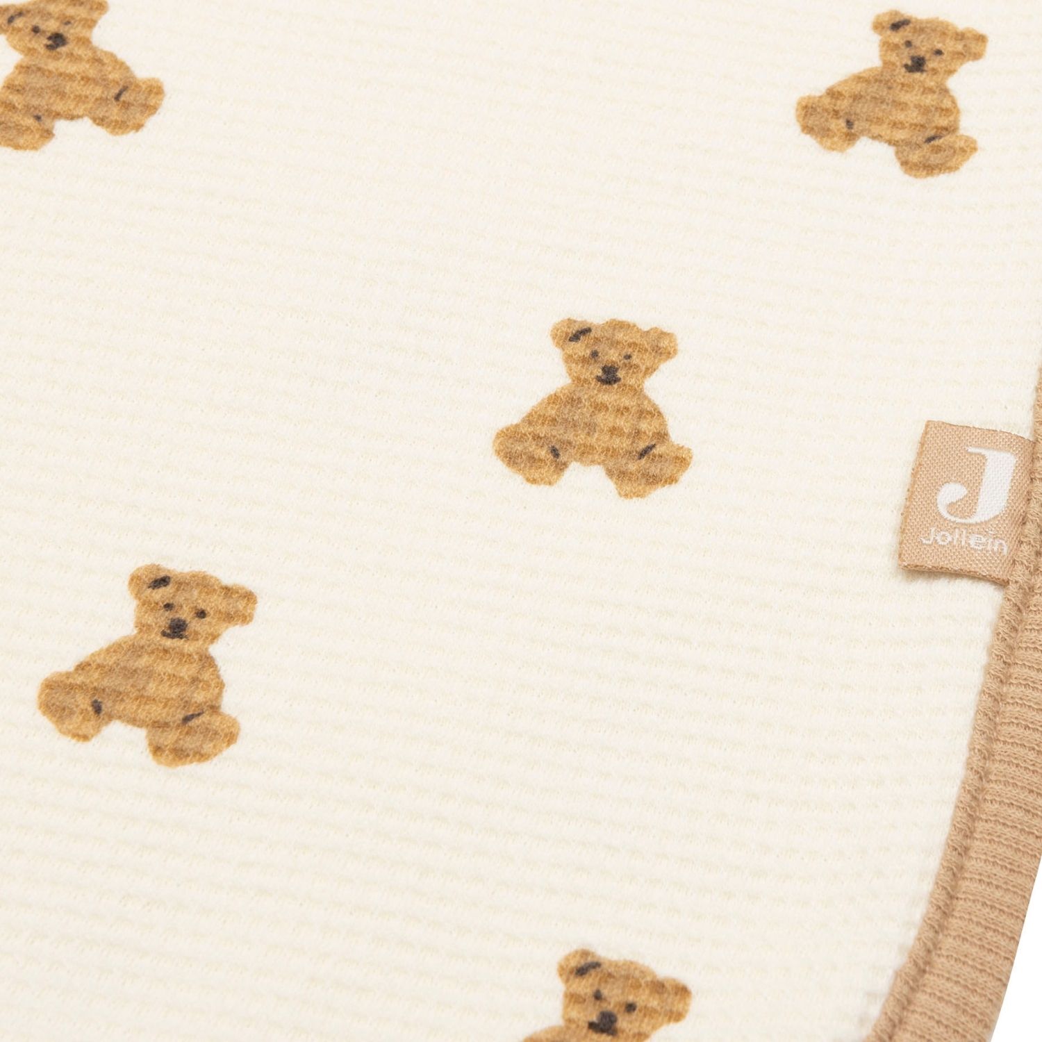 Couverture Little Waffle Mini Teddy Bear (75 x 100 cm) (Jollein) - Image 6
