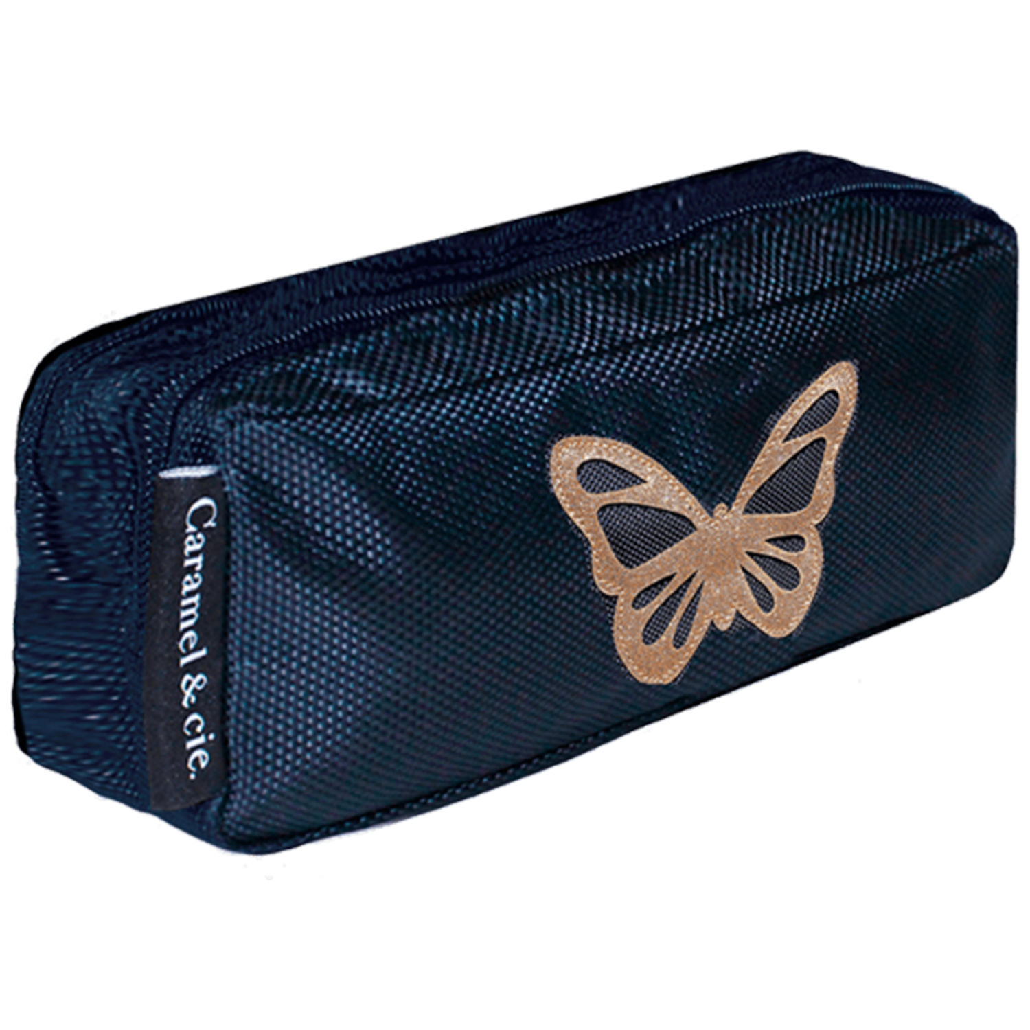Trousse scolaire double Blue Butterfly