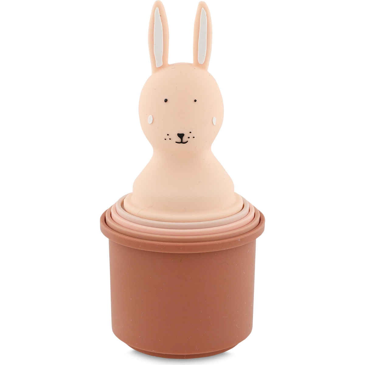 Jouets de bain gobelets empilables Mrs. Rabbit (5 pièces) (Trixie) - Image 3