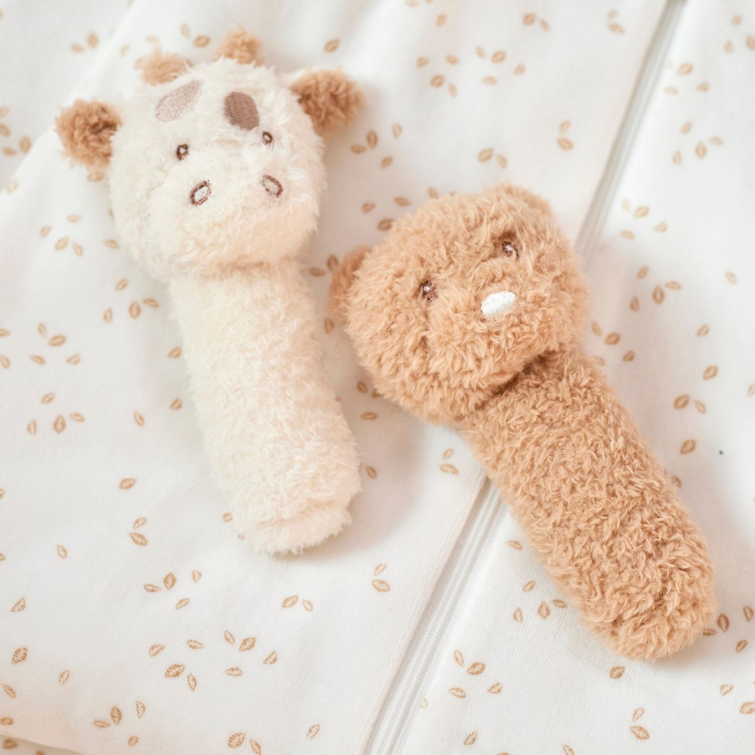 Hochet Teddy Ours Caramel (Nattou) - Image 2