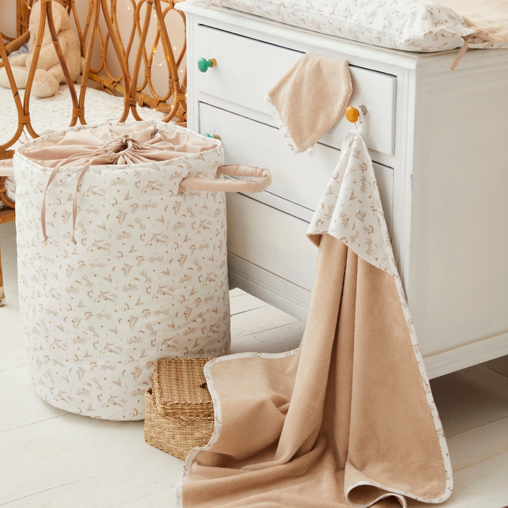 Cape de bain bambou + gant Daydream (70 x 70 cm) (Bb&Co) - Image 1