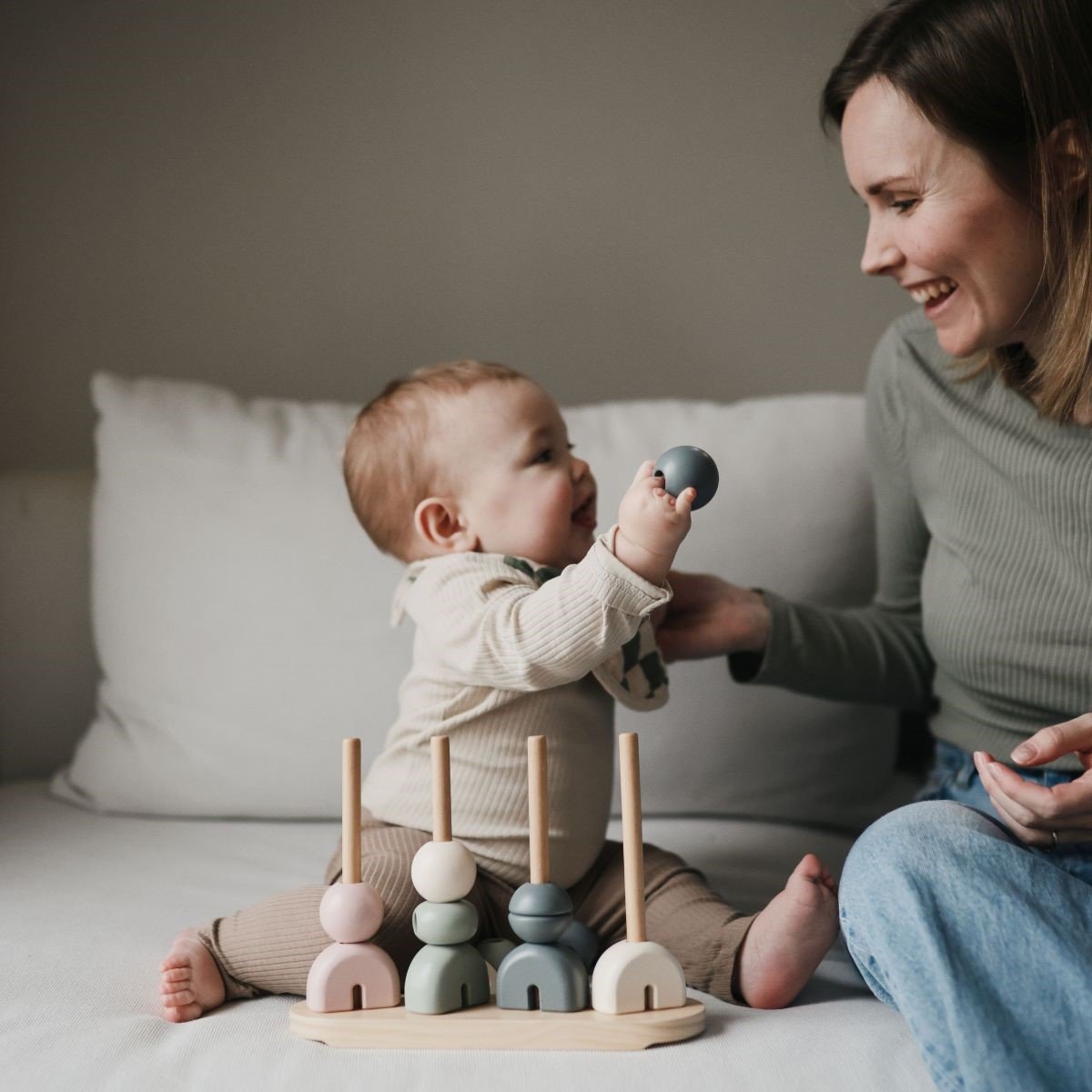 Jeu à empiler Multi Shape Original (Mushie) - Image 2