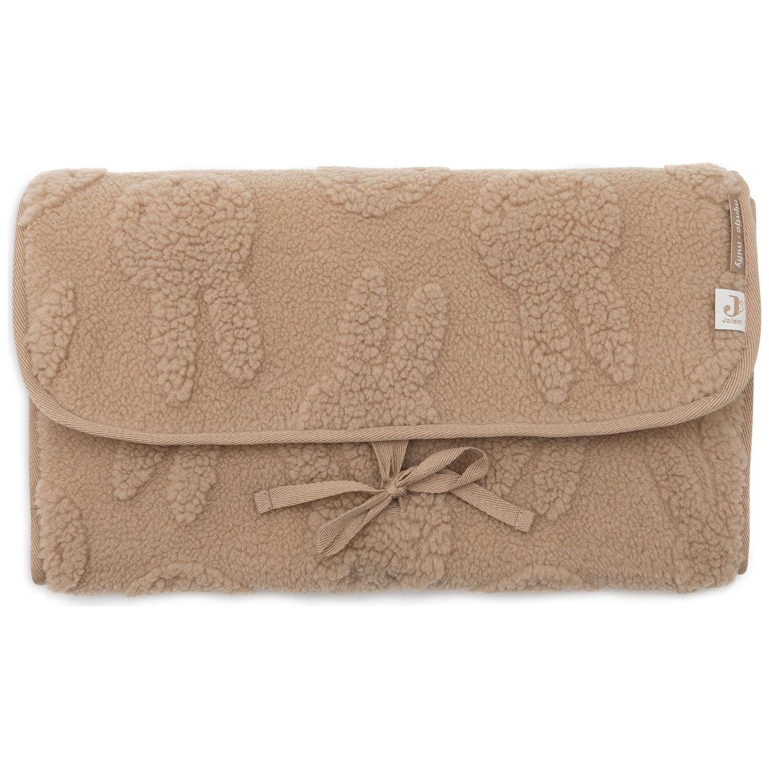 Tapis à langer nomade Miffy Jacquard Teddy Biscuit