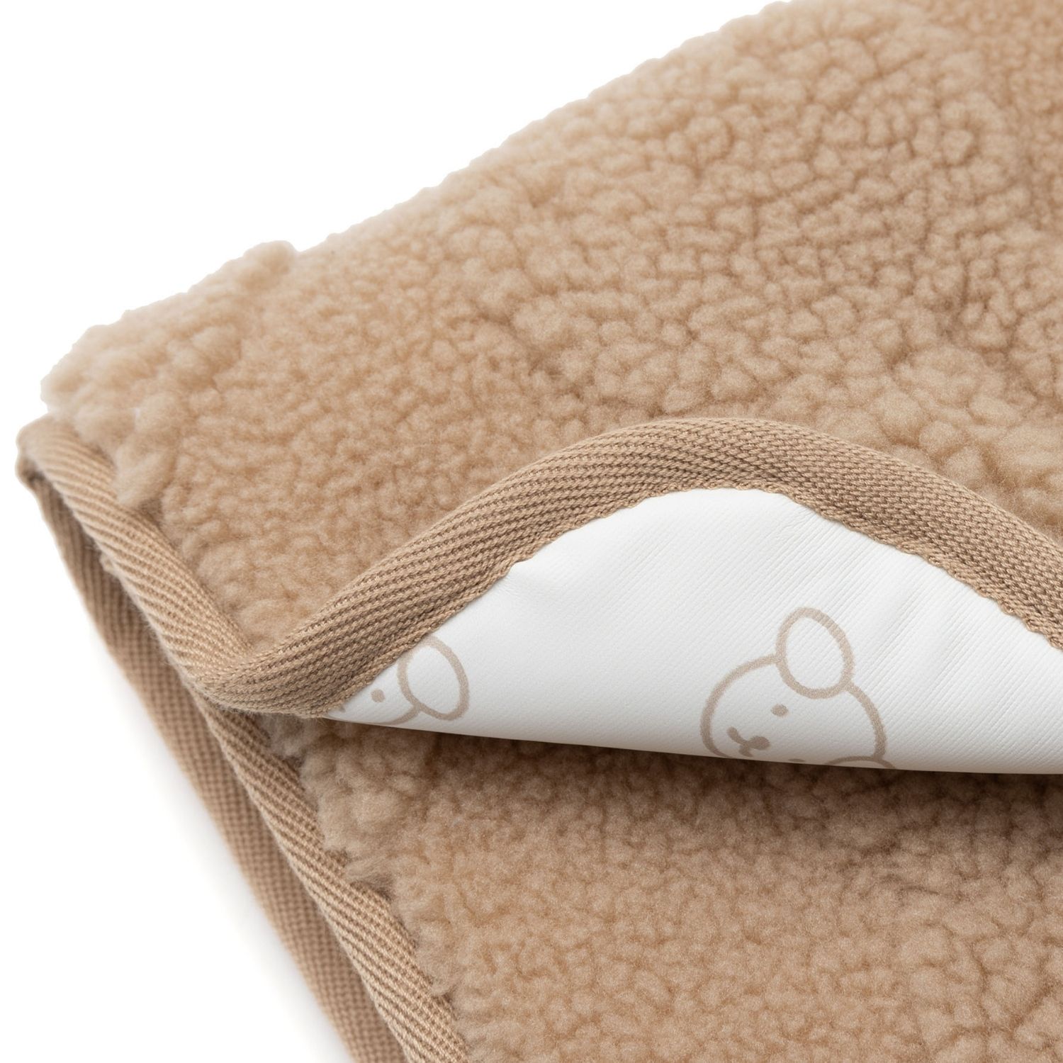 Tapis à langer nomade Miffy Jacquard Teddy Biscuit (Jollein) - Image 5