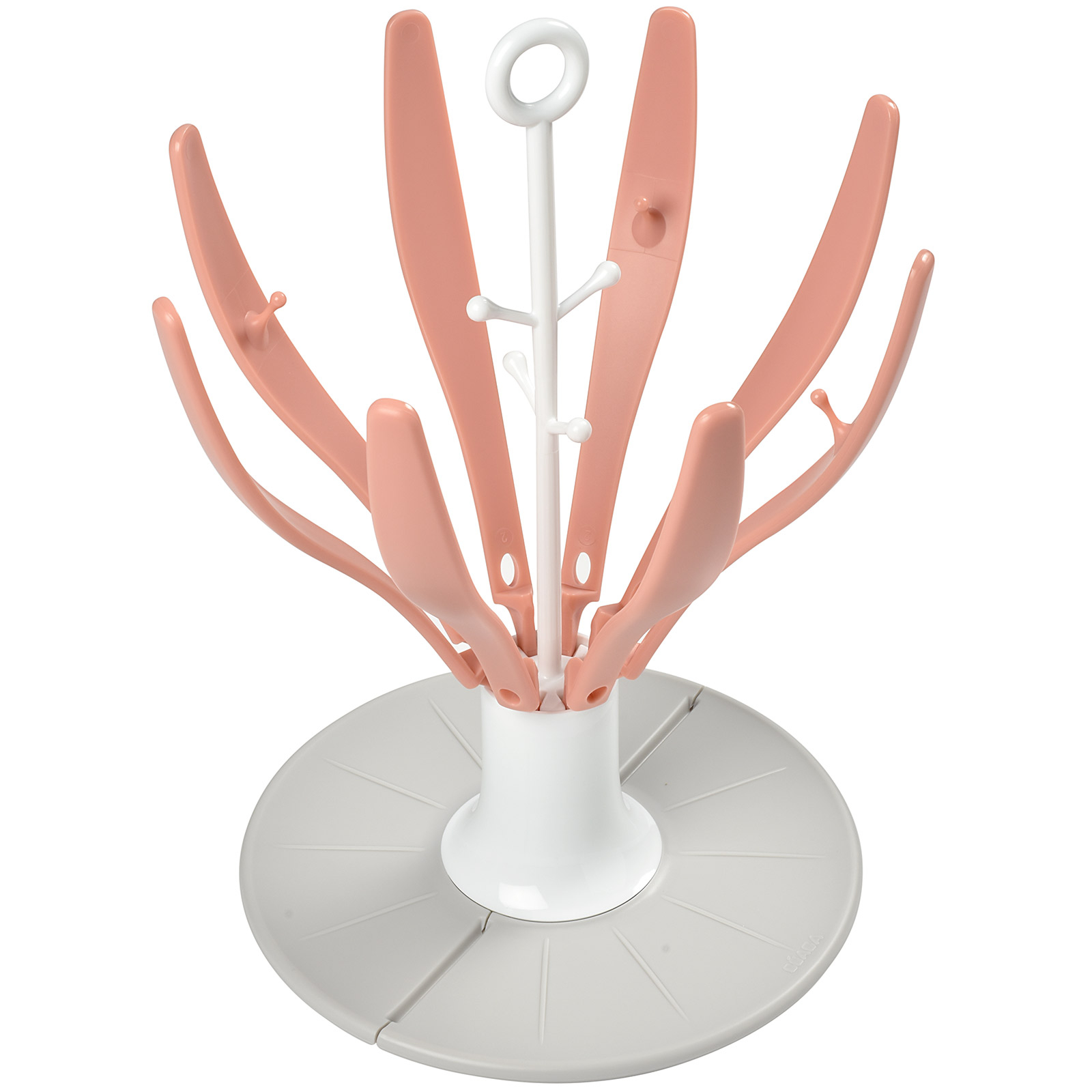 Egoutte biberons pliable fleur rose (Béaba) - Image 1
