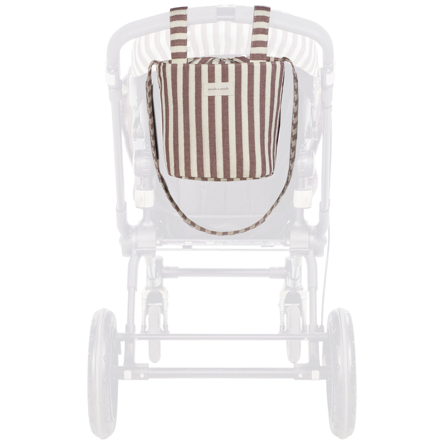 Pasito a pasito - Sac Bucket Cherry Rayé