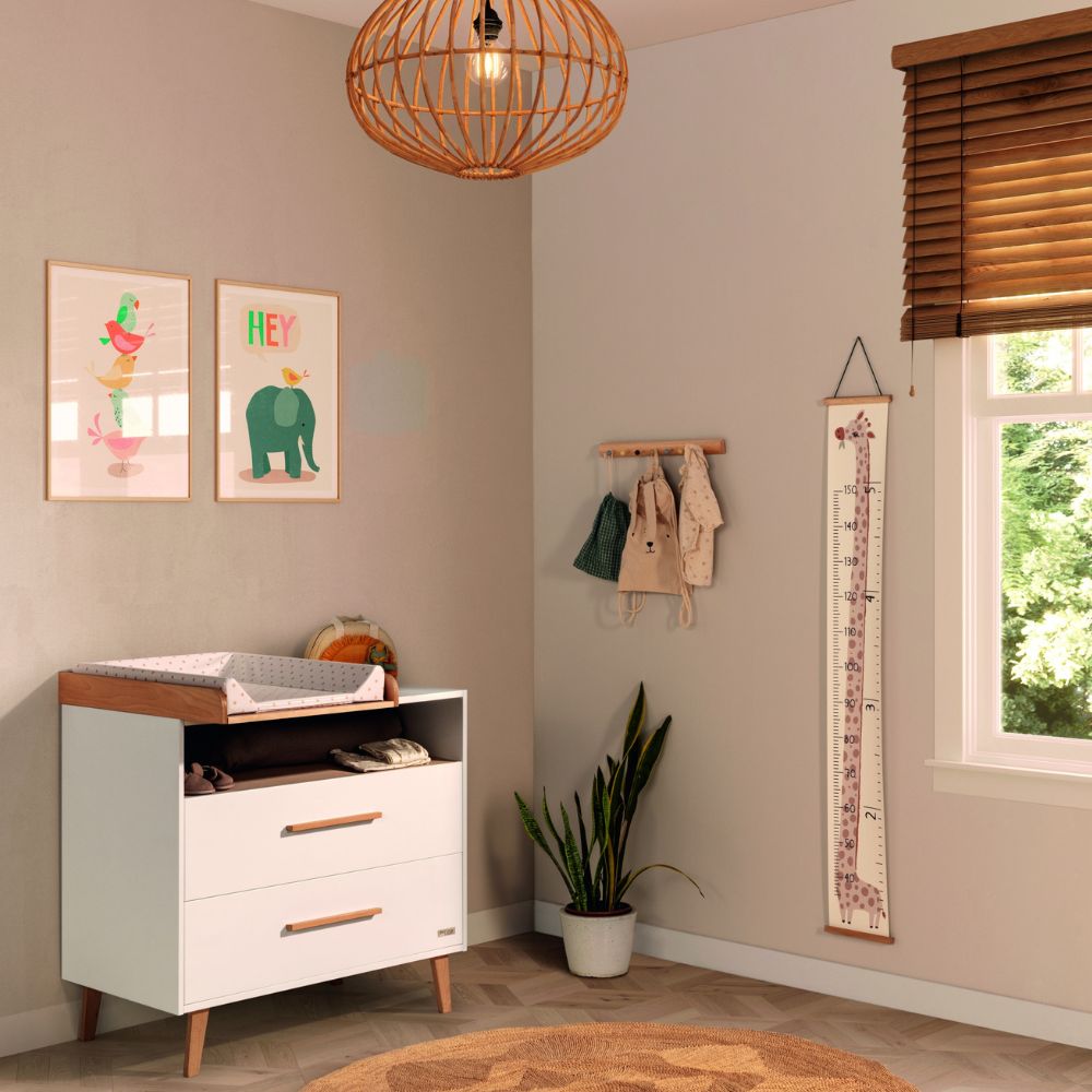 Plan à langer pour commode matelas pois beige (Micuna) - Image 2