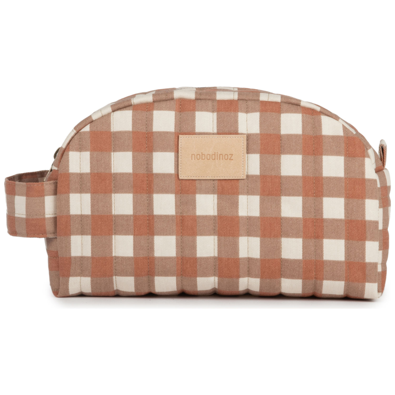 Trousse de toilette imperméable Vichy Terracotta Hyde Park (Nobodinoz) - Image 3